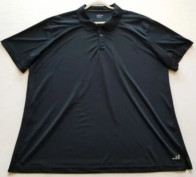 BCG Polo Shirt Men’s 3XL XXXL Black Stretch Jersey Short Sleeve Activewear Gym - Image 1 of 4