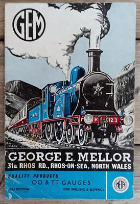 Catálogo GEM Original Vintage 1963 Calibre OO y TT George E Mellor Foto 1 de 4
