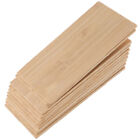  10 Pcs Bamboo Business Cards Blank Wood Tags Wooden Monitor Stand