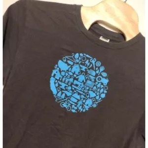 The North Face Camicia Uomo Grafica Nera XL Manica Corta Cotone T-Shirt - Foto 1 di 6