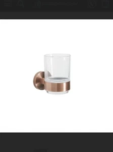Milano Amara - Modern Tumbler Holder - Brushed Copper BA3001CP RRP £45!!! - Picture 1 of 7