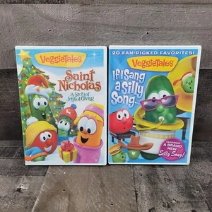 VeggieTales DVD Lot NEW SEALED Saint Nicholas & If I Sing a Silly Song OOP - Bild 1 von 6