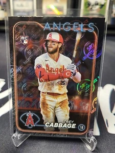 Trey Cabbage 2024 Topps 582 Montgomery #321 🔥 RC 🔥 Los Angeles Angels Rookie - Picture 1 of 1