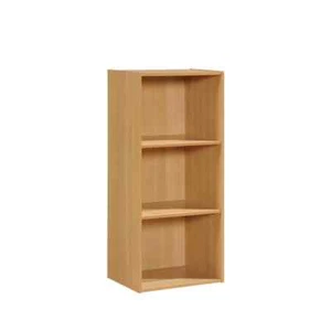 3-Shelf,36 in. H Beech Bookcase - Picture 1 of 5