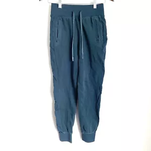 LULULEMON $98 Joggers Donna 2 Lunghezza Completa 28" Get Going in Submarine Teal B17 - Foto 1 di 7