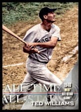 2017 Topps All-Time All-Stars Blue Ted Williams Boston Red Sox #ATAS-20