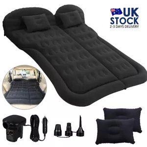 Inflatable Air Bed SUV Car Travel Camping Mattress Back Seat with Pump &2 Pillow - Picture 1 of 13