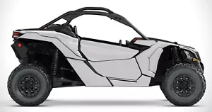 2017+ Can Am Maverick X3 solid colors Decal Graphic Kit Wraps Deco Turbo R 1000 - Foto 1 di 11