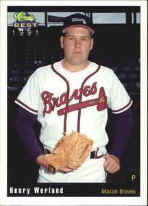 1991 Macon Braves Classic/Best #12 Henry Werland