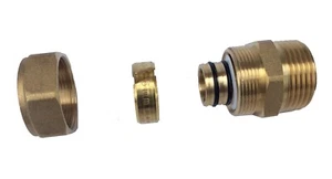 3/4" MALE NPT 1620 x 1/2 size fitting for gasFlex flexible gas piping ( Unit ) - Picture 1 of 2