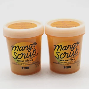 Victoria’s Secret PINK Mango Scrub Nourishing Body Scrub 10 oz 2 pack – NEW - Picture 1 of 6