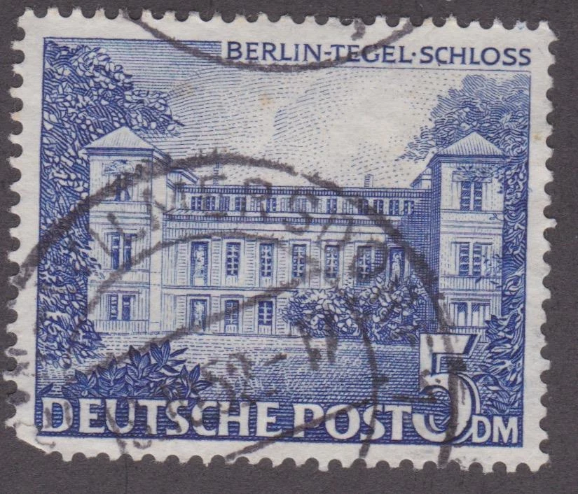 Germany (Berlin) 1949  #9N60 Tegel Castle - Used - Image 1 of 1