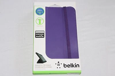 Belkin F7P120TTC01 Trifold Case for Samsung Galaxy Tab 3 7" - Purple 	 - Image 1 of 4
