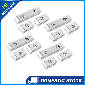 Universal 8mm Auto Motor Zündkerzen Kabel Trennklemme Silber Ton 2er Set - Bild 1 von 7