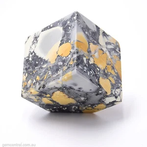 50mm Cube Gemstone Crystal Maligano Jasper Natural Mineral Handmade Healing - Picture 1 of 4
