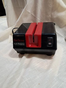 FireStone Diamond Electric Knife Sharpener Black Red Made In USA UTS - Picture 1 of 2