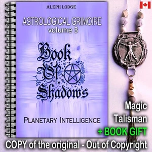 witchcraft astrological grimoire antique book of shadows esoteric talisman sigil - Picture 1 of 24