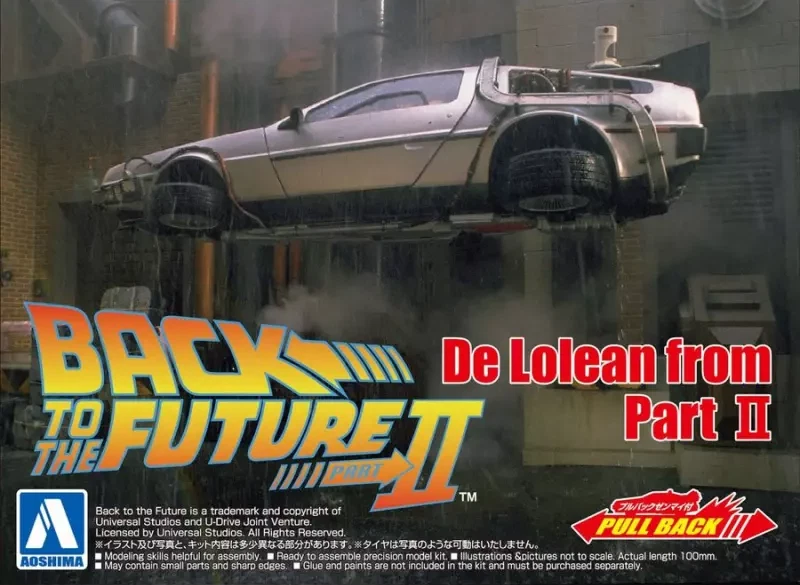 1/43 DELOREAN BACK TO THE FUTURE II AOSHIMA 054765 - Immagine 1 di 1