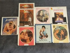 Lot of 6 Vintage CED Spectravision Videodiscs Romantic Movies Free Shipping - Picture 1 of 2