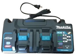Makita DC40RB 40V Max XGT Dual Port Rapid Optimum Charger - Picture 1 of 3