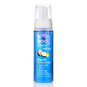 Lottabody Coconut Oil and Shea Wrap Me Foaming Curl Mousse Creates Soft Wrap... - Picture 1 of 8