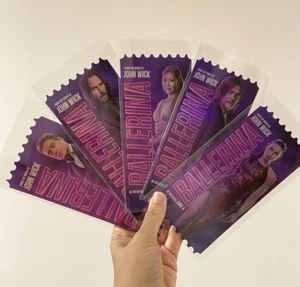 BALLERINA From the World of John Wick Movie Ticket Collectible Set 5 tlg. 2025 - Bild 1 von 14