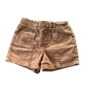 Old Navy Girls Pull On Tan Khaki Shorts Size 2T - Picture 1 of 4