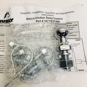 HUSKY RH/LH FRICTION SWAY CONTROL HARDWARE BALL W/ CLIPS SCREWS FOR 34715/37498 - Bild 1 von 2