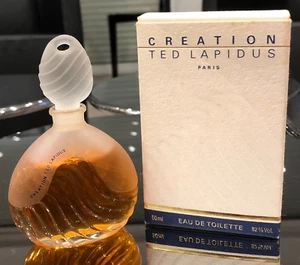 FLACON PARFUM - CREATION de TED LAPIDUS - EDT 50 ML - BOÎTE - Foto 1 di 11