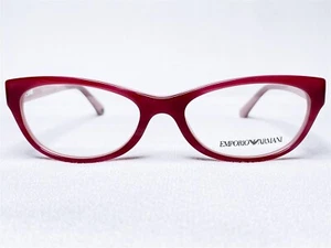 NEW Emporio Armani EA3008 5053 Womens Cherry/Pink Eyeglasses Frames 51/16~135 - Picture 1 of 6