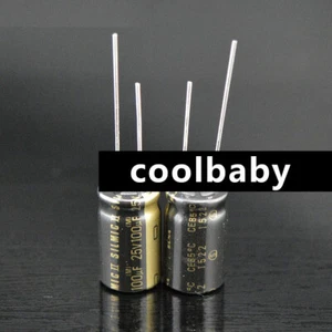 4PCS ELNA SILMIC II (RFS) 100UF 25V 10*16mm 85°C Audio electrolytic Capacitors - Picture 1 of 1