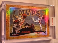 OHTANI / TROUT 2022 TOPPS PROJECT 70 MVP #829 RAINBOW FOIL BY MIMSBANDZ  53/70