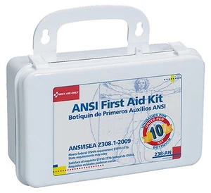 OSHA ANSI First Aid Kit 10 Person 46PC W/Gasket 238-AN - Picture 1 of 1