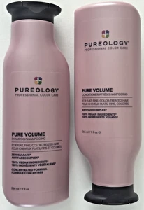 Pureology Pure Volume Professional Shampoo & Conditioner Pink 9oz/266ml Set NEW! - Picture 1 of 22