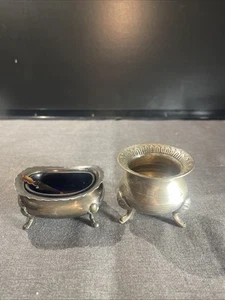 Vintage Salt Dish & Sugar Bowl Pair 1930s - Picture 1 of 19