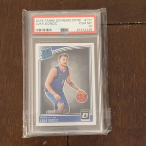 2018 Panini Donruss Optic Luka Doncic Rated Rookie #177 PSA 10 RC Mavericks - Picture 1 of 2