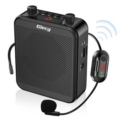 30W Portable Voice Amplifier with Wireless Microphone Headset, 2800mAh Rechar... - Image 1 of 4