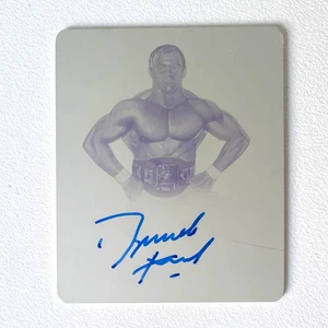 1/1 2014 Leaf Orginals Wrestling Dynamite Kid Printing Plate Auto Card WWE - Bild 1 von 2