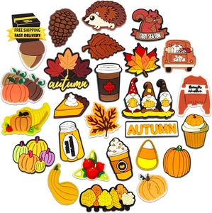 25 | 50PCS Puerto Rico Autumn Rock Music Shoe Charms Fits for Croc Clog Sandals, - Picture 1 of 1