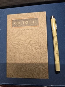 Go To It! Inspirational Booklet By E. F. G. Gerard 1943 - Picture 1 of 6
