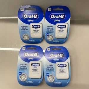 PACK DE 4 GLIDE Oral-B Encías Saludables Micro-Texturadas Hilo Hilo Sin Sabor 54,6 yardas cada una - Imagen 1 de 2