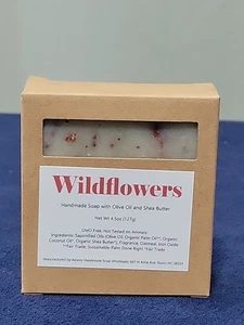 Cripple Creek Handmade Soap Bar - American Made All Natural Soap "WILDFLOWERS" - Picture 1 of 3
