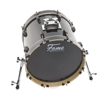 Fame Maple Standard BassDrum, 16"x14", arce, negro brillante, hardware cromado - Imagen 1 de 3