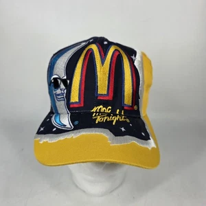 Vintage Nascar McDonalds Mac Tonight Moon Snapback Mütze NASCAR Billy Elliott SELTEN - Bild 1 von 9