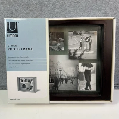 Umbra Ether Multi Layered Espresso  Wood Frame 10.5 X 8 - Image 1 of 4