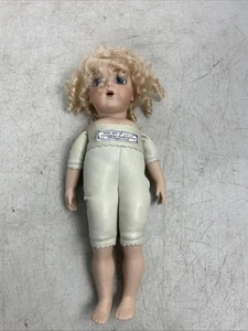 Vintage Rare Bebe Bru Reproduction German Bisque Head Leather Body 12” - Picture 1 of 6