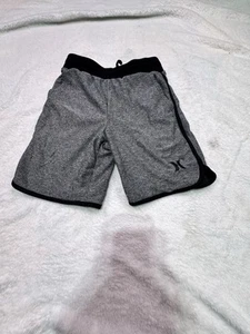 Hurley Nike Dri Fit Shorts Boys 6 Black/grey Athletic Youth Elastic Waist Kids - Picture 1 of 15