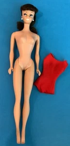Vintage Barbie Brunette Ponytail Doll #6/7 in Red Swimsuit “FREE SHIPPING” - Picture 1 of 24
