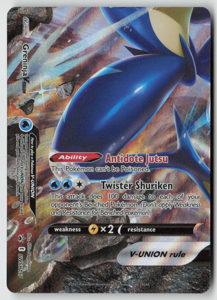 Greninja V-UNION - SWSH157 - SWSH: Sword & Shield Promo Cards Holo - PTCG - Image 1 of 2