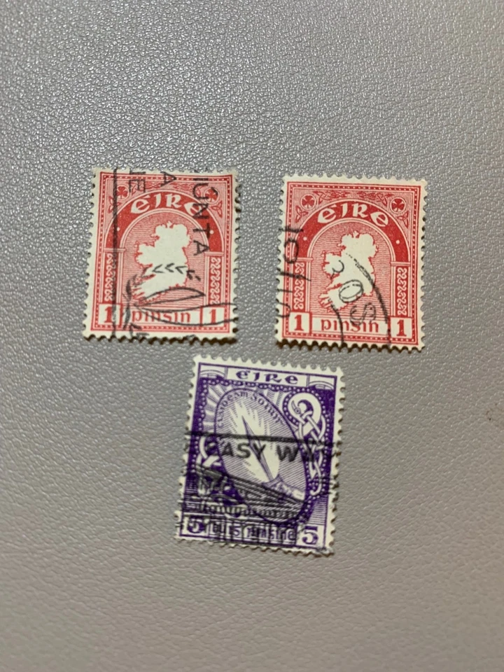 Винтажные коллекционные ирландские марки 1920-х годов EIRE (3) - Изображение 1 из 1